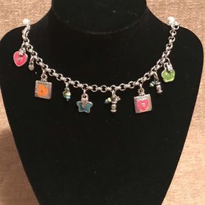 Brighton Multi Color Charm Bracelet